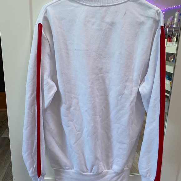 White graphic sweatshirt - Picture 2 of 2